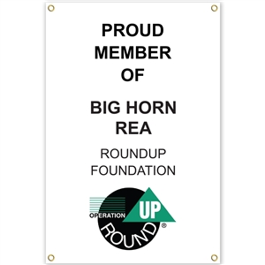 6' h x 4' w Custom Banner